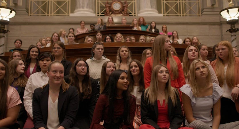 Still image from Girls State.